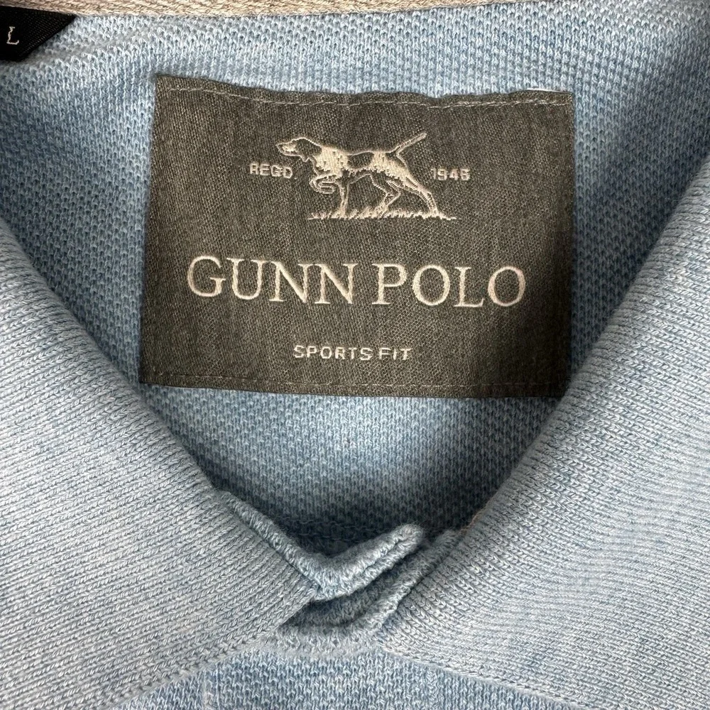 Rodd Gunn Polo Shirt Sports Fit Mens Large Blue Australian Cotton Preppy Classic